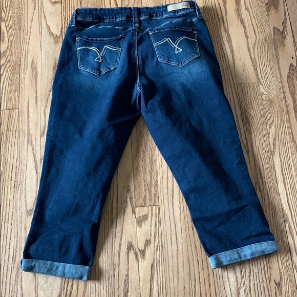 Dark Jean Capris - Picture 2 of 2